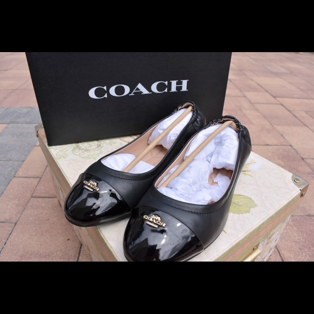 ▪️Coach Black Bonnie Ballet Flats▪️